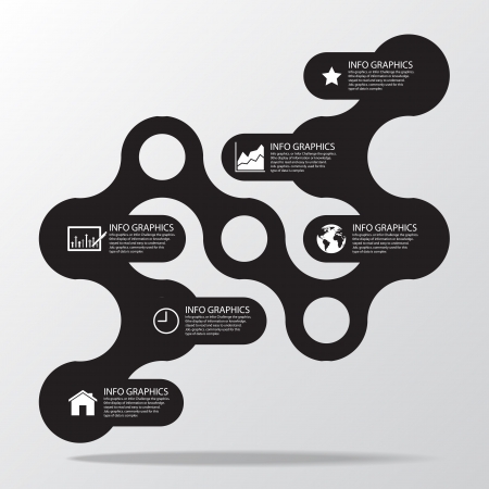 Circle business concepts connection with icons  Illustration のイラスト素材