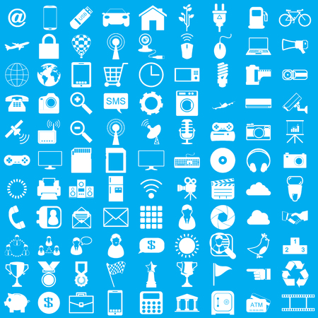 icons web setのイラスト素材