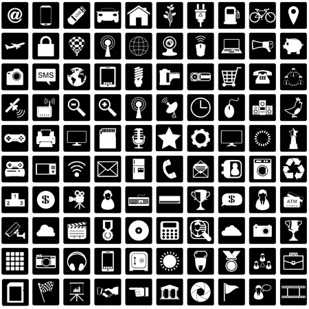 icons web setのイラスト素材