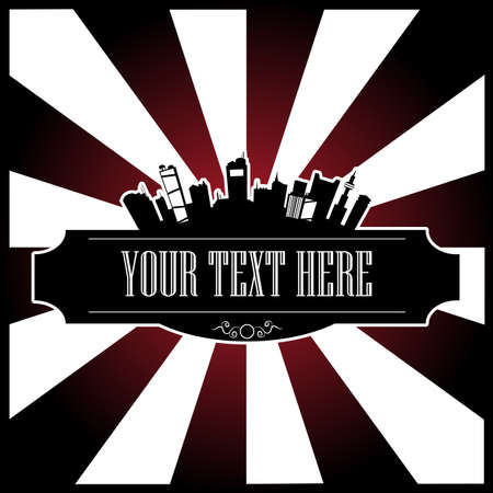 text cityのイラスト素材