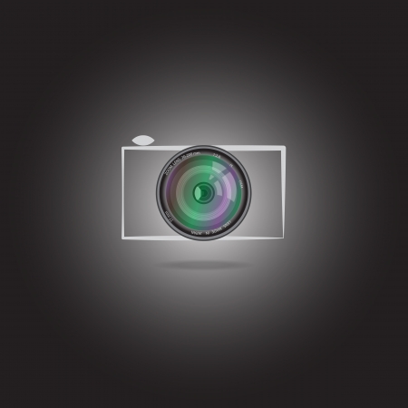 camera iconのイラスト素材