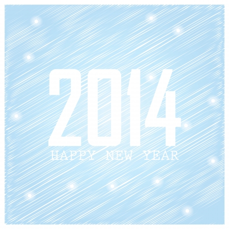 Happy new Year 2014のイラスト素材