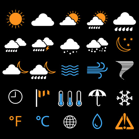 weather computer symbolのイラスト素材