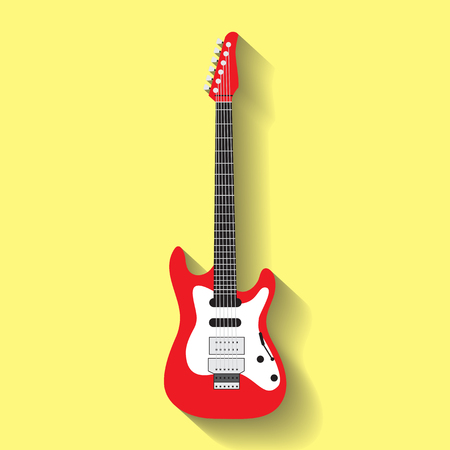 Electric Guitar vectorのイラスト素材