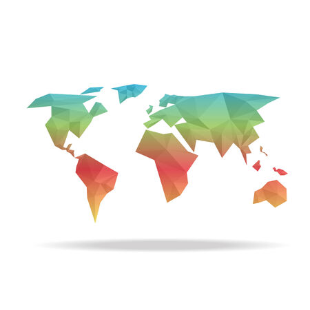elements world mapのイラスト素材