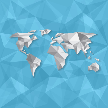 elements world mapのイラスト素材