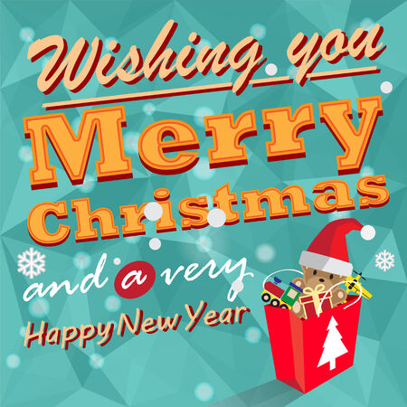 Christmas gifts vector backgroundのイラスト素材