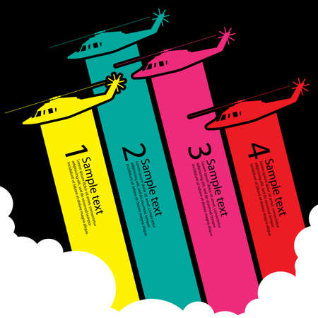 helicopter leaderのイラスト素材