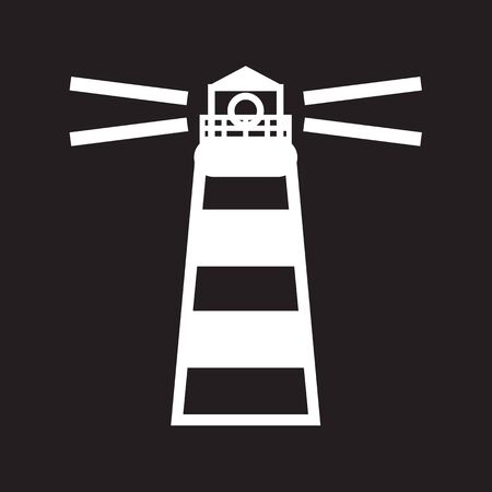 lighthouse symbols and iconのイラスト素材