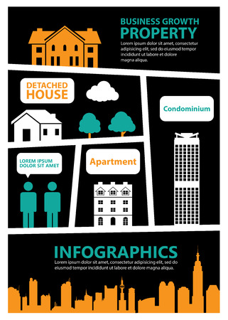 Business Property,Print size a4のイラスト素材