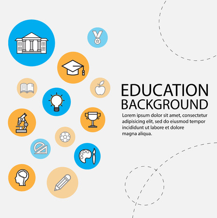Education backgroundのイラスト素材