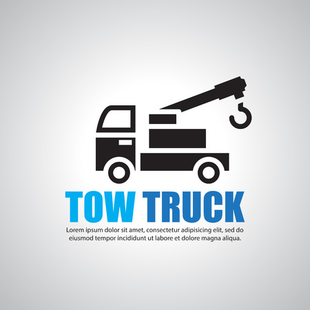 tow truck, Symbolのイラスト素材