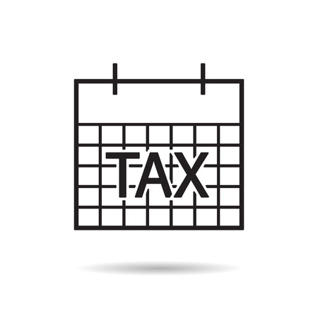 Tax Calendar Symbolのイラスト素材