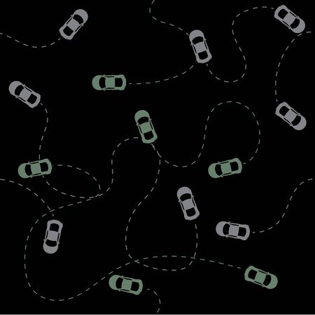 car background, card print, seamless.のイラスト素材