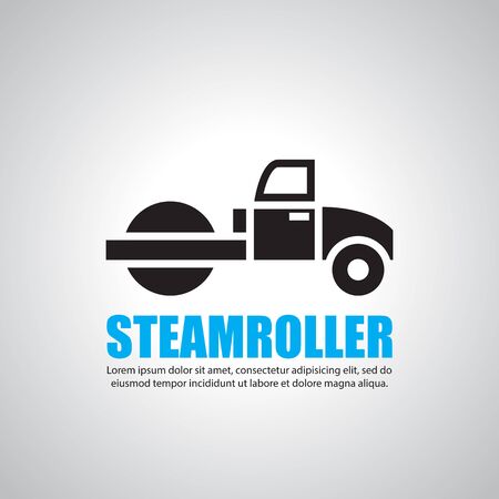 steamrollerのイラスト素材