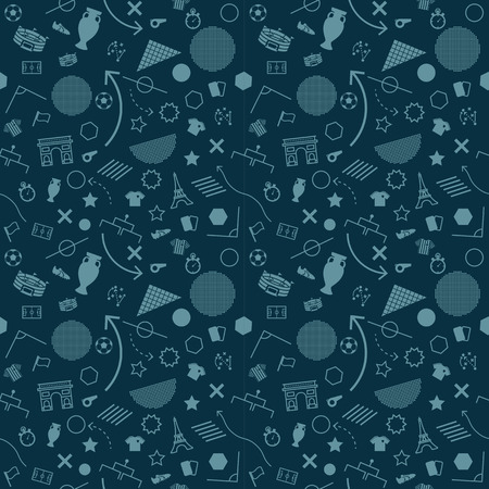 Soccer Abstract background soccer pattern 2016 Football.のイラスト素材
