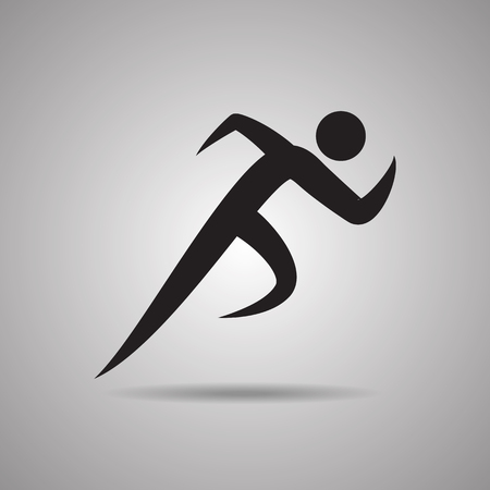 running sport icon and symbolのイラスト素材