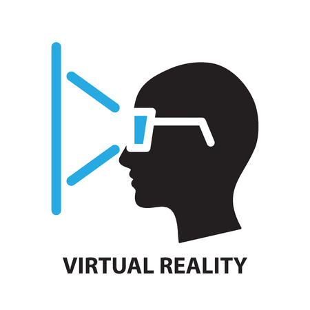virtual reality ,icon and symbolのイラスト素材