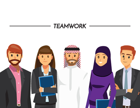 Group of Business People meeting on a Cafe,Vector illustration cartoon characterのイラスト素材