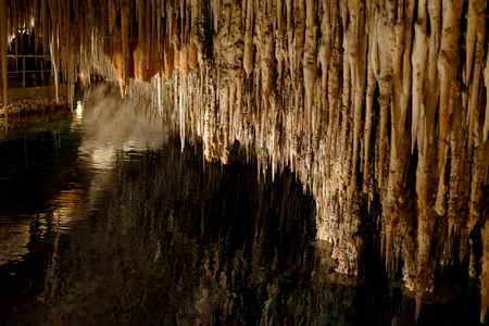 Dragon Caves in Palma de Malorca Spainの写真素材