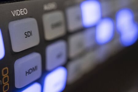 Close up Video signal scaler from Blackmagic Teranexの写真素材