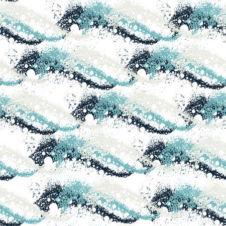 Abstract water foam patternのイラスト素材