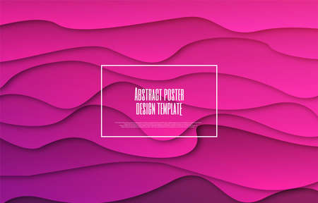 Fluid colorful shapes composition..Wavy geometric background. Trendy gradient shapes composition. Eps10 vector.のイラスト素材