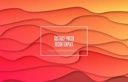 Fluid colorful shapes composition..Wavy geometric background. Trendy gradient shapes composition. Eps10 vector.のイラスト素材