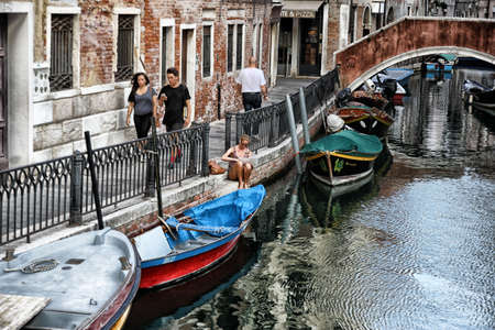 Venice canalのeditorial素材