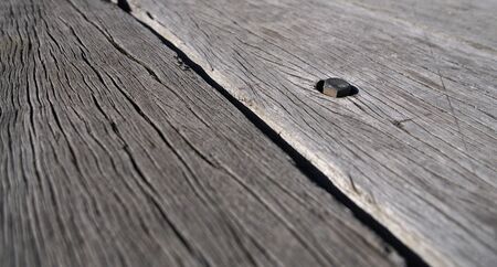 Wooden Plank with Boltの写真素材