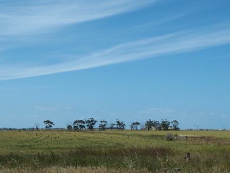 Open fieldsの写真素材