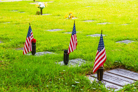 A community run cemeteryの写真素材