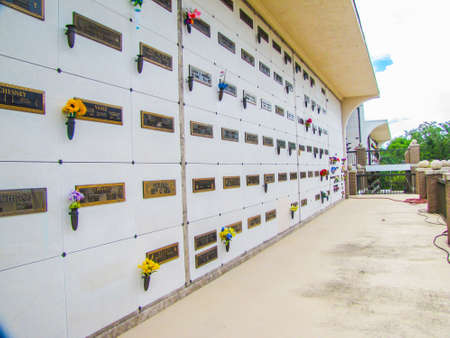 A community run cemeteryの写真素材