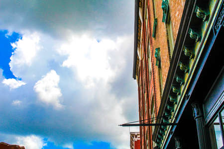 Downtown Buildings in Savannah, G.A.のeditorial素材