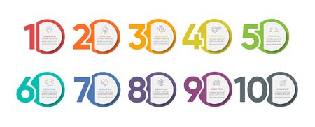 Business data visualization. timeline infographic icons designed for abstract background template...