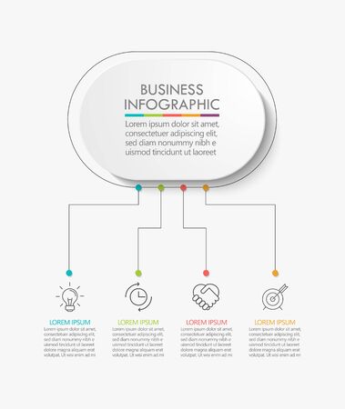 Business circle. timeline infographic icons designed for abstract background template milestone element modern diagram process technology digital marketing data presentation chart Vectorのイラスト素材