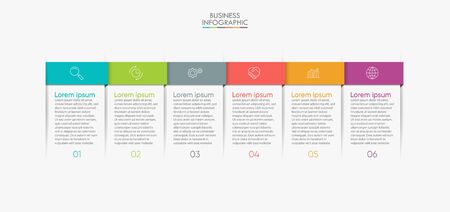Business data visualization. timeline infographic icons designed for abstract background template milestone element modern diagram process technology digital marketing data presentation chart Vectorのイラスト素材