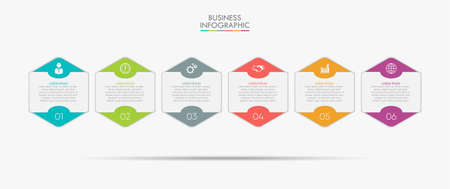 Business data visualization. timeline infographic icons designed for abstract background template milestone element modern diagram process technology digital marketing data presentation chart Vectorのイラスト素材