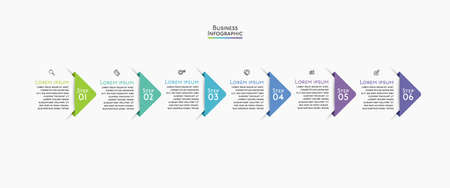 Business data visualization. timeline infographic icons designed for abstract background template milestone element modern diagram process technology digital marketing data presentation chart Vectorのイラスト素材