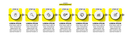 Business data visualization. timeline infographic icons designed for abstract background template milestone element modern diagram process technology digital marketing data presentのイラスト素材