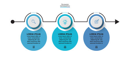 Business data visualization. timeline infographic icons designed for abstract background templateのイラスト素材