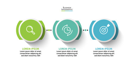 Business data visualization. timeline infographic icons designed for abstract background templateのイラスト素材