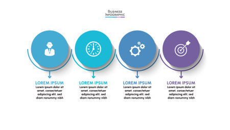 Business data visualization. timeline infographic icons designed for abstract background template milestone element modern diagram process technology digital marketing data presentのイラスト素材