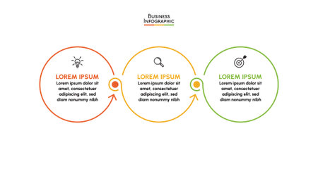 Business data visualization. timeline infographic icons designed for abstract background templateのイラスト素材