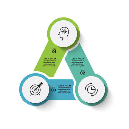Business data visualization. timeline infographic icons designed for abstract background templateのイラスト素材