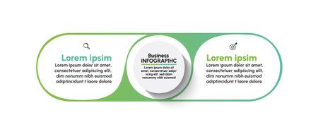 Business data visualization. timeline infographic icons designed for abstract background templateのイラスト素材