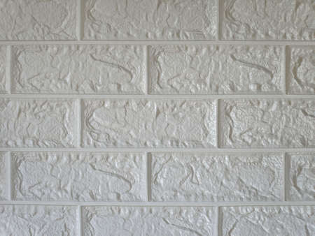The white brick pattern background.