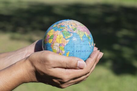 World Environment Day. Natural care concepts and world preservation, global warming reduction. save...