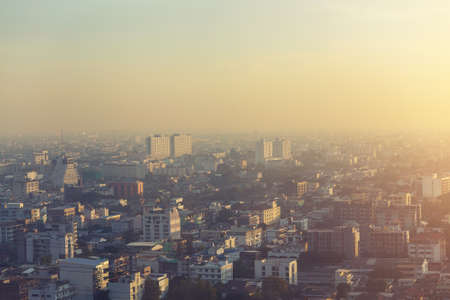 Bangkok landscape in the morningの写真素材