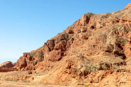 Zhangye Danxia landform geological parkの写真素材